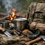 Nóż, menażka, krzesiwo, kompas, siekiera i plecak – to wszystko, czego potrzeba, by przetrwać. Oto esencja tego, co to jest survival.