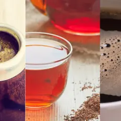 Yerba mate, herbata i kawa – napoje, które mogą wspomóc spalanie tłuszczu.