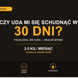 Czy schudnę w 30 dni? Klucz to deficyt kaloryczny, trening i sen. Realne wyniki 2-5 kg/miesiąc.