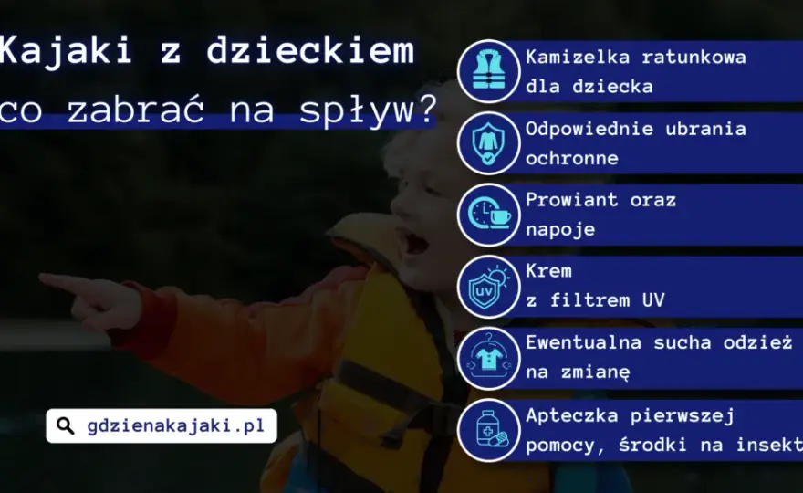 Spływ kajakowy z dzieckiem: Lista pakowania i zasady bezpieczeństwa