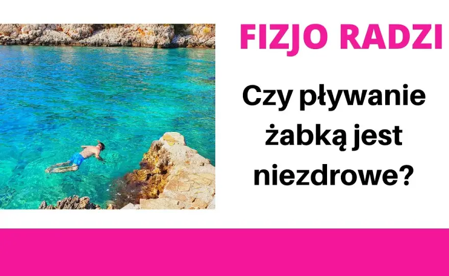 Czy pływanie żabką jest zdrowe? Kręgosłup i stawy pod lupą